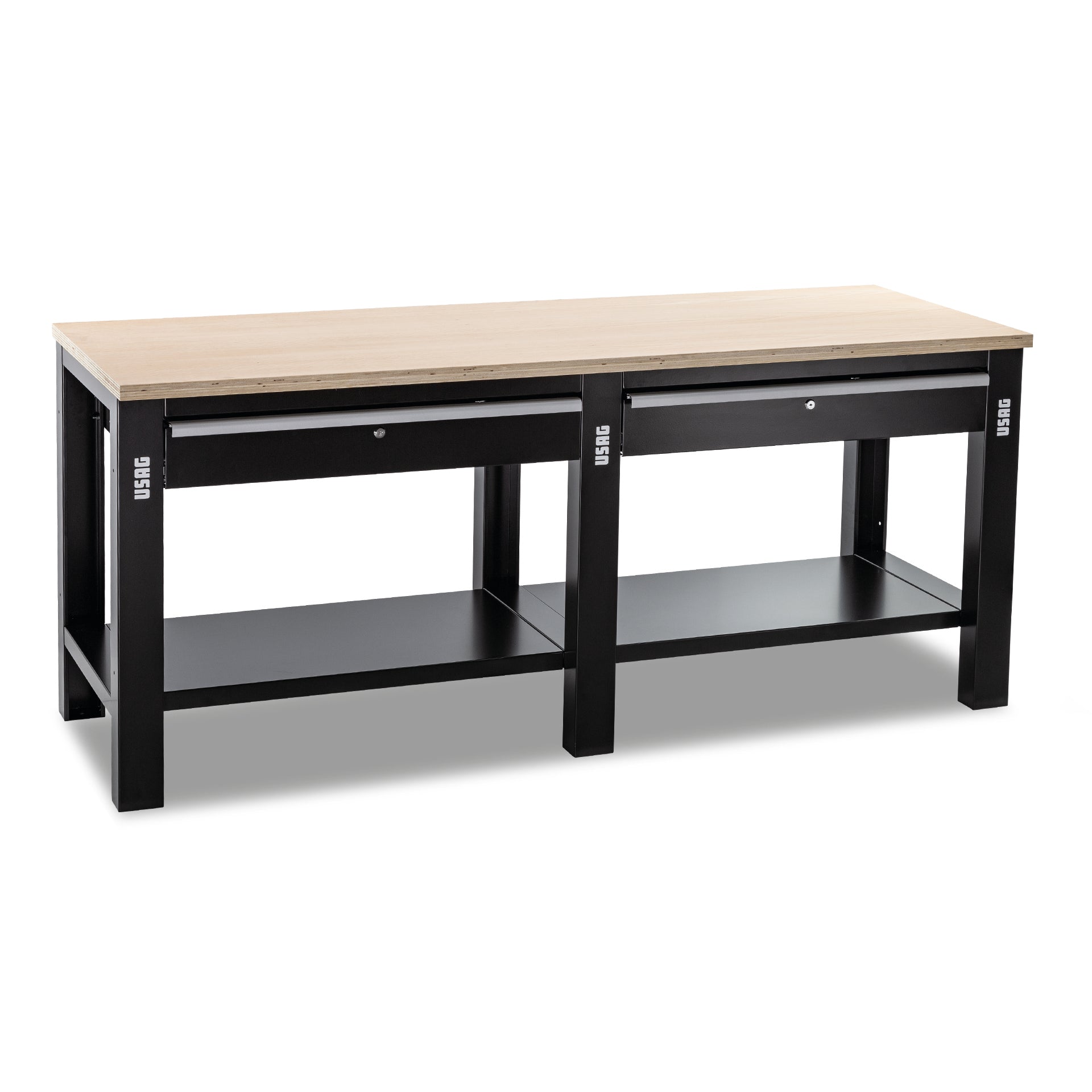 506 TLC - Banchi da lavoro con piano in legno – 1 o 2 cassetti - Usag 506 TLC - Banchi da lavoro con piano in legno – 1 o 2 cassetti - Usag